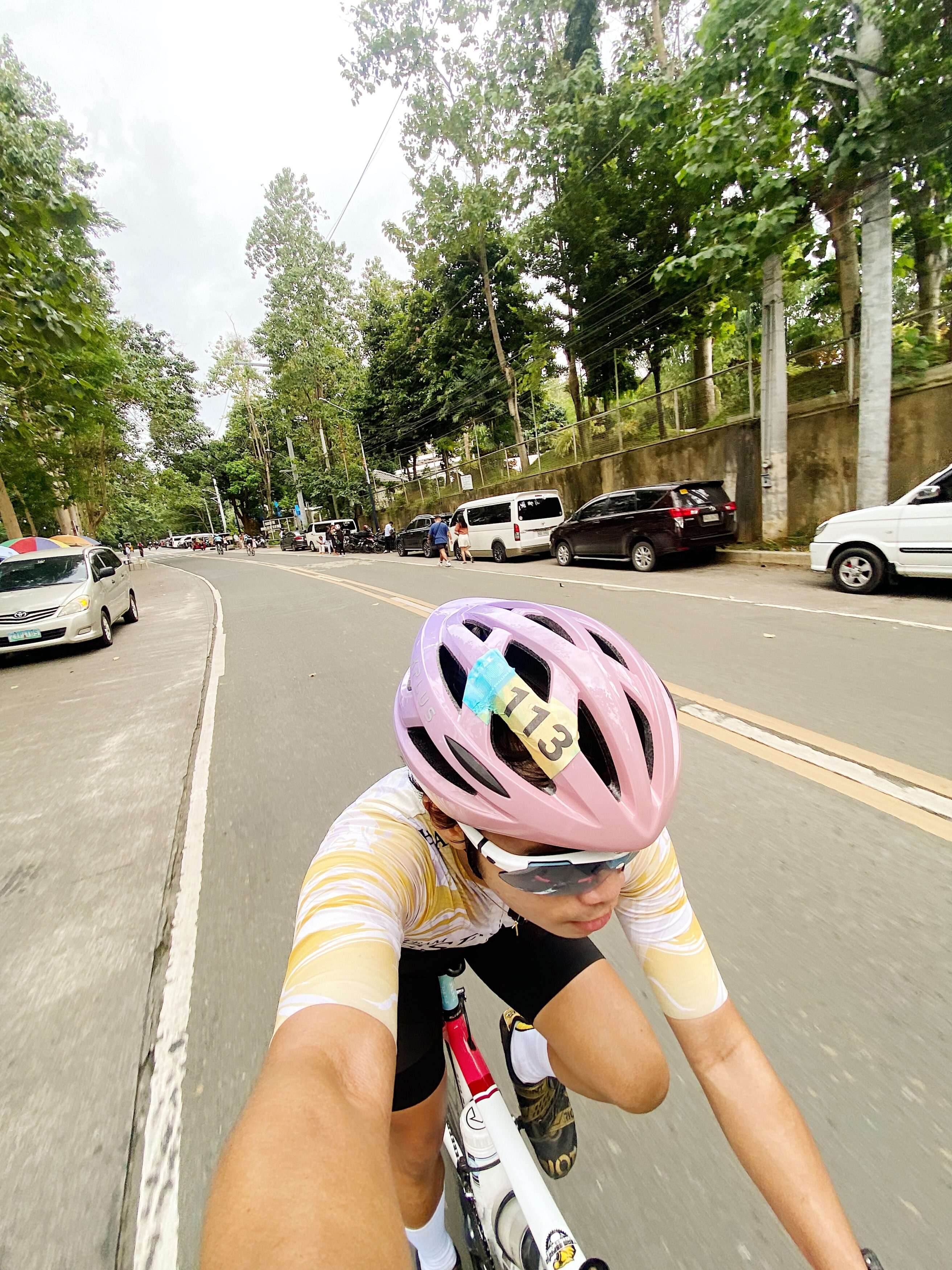 Marron Santillan of marron is going cycling